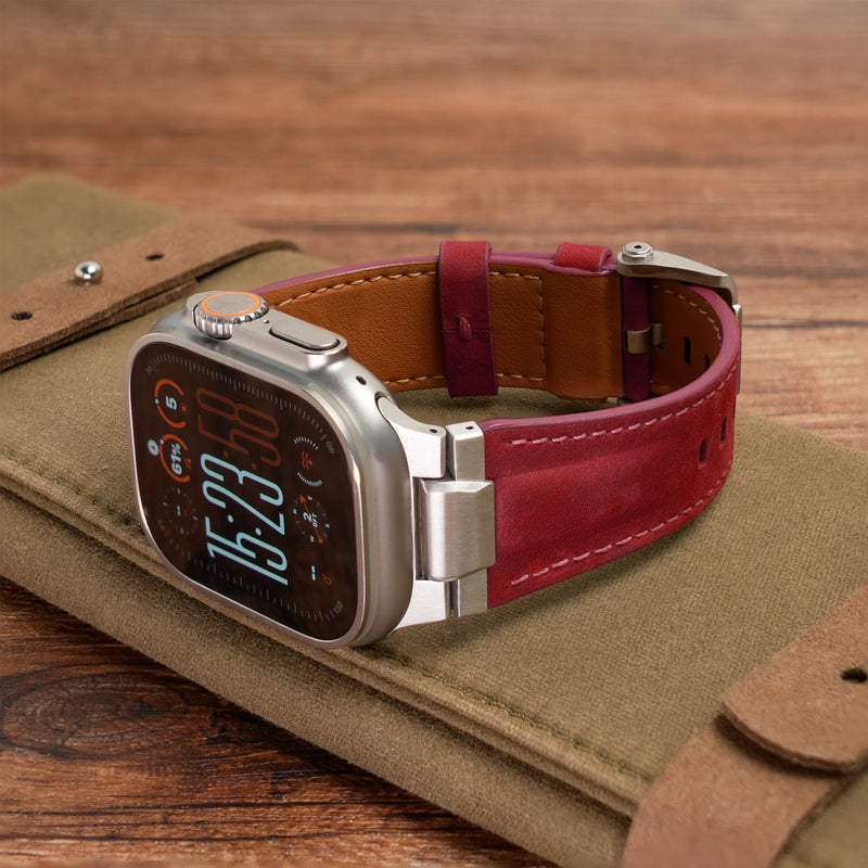 Pathfinder Leather Band For Apple Watch