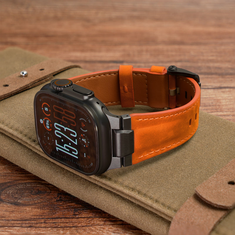 Pathfinder Leather Band For Apple Watch