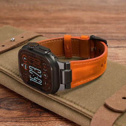 Pathfinder Leather Band For Apple Watch
