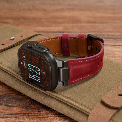 Pathfinder Leather Band For Apple Watch