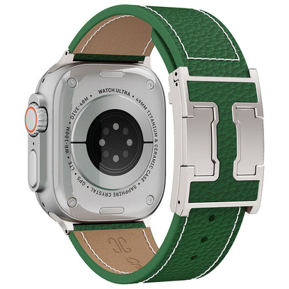 Litschi-Lederarmband für Apple Watch
