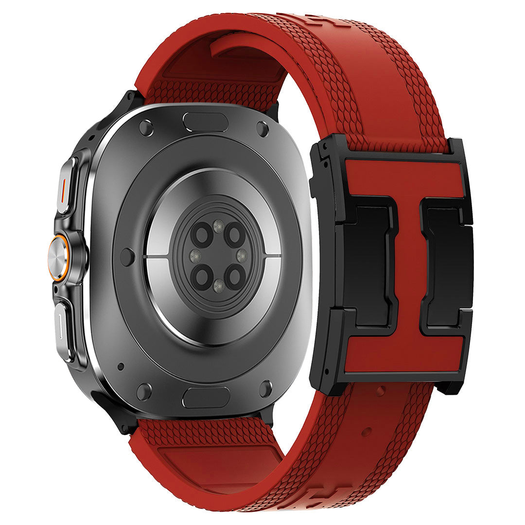 Silicone Magnetic Buckle Band For Galaxy Watch Ultra