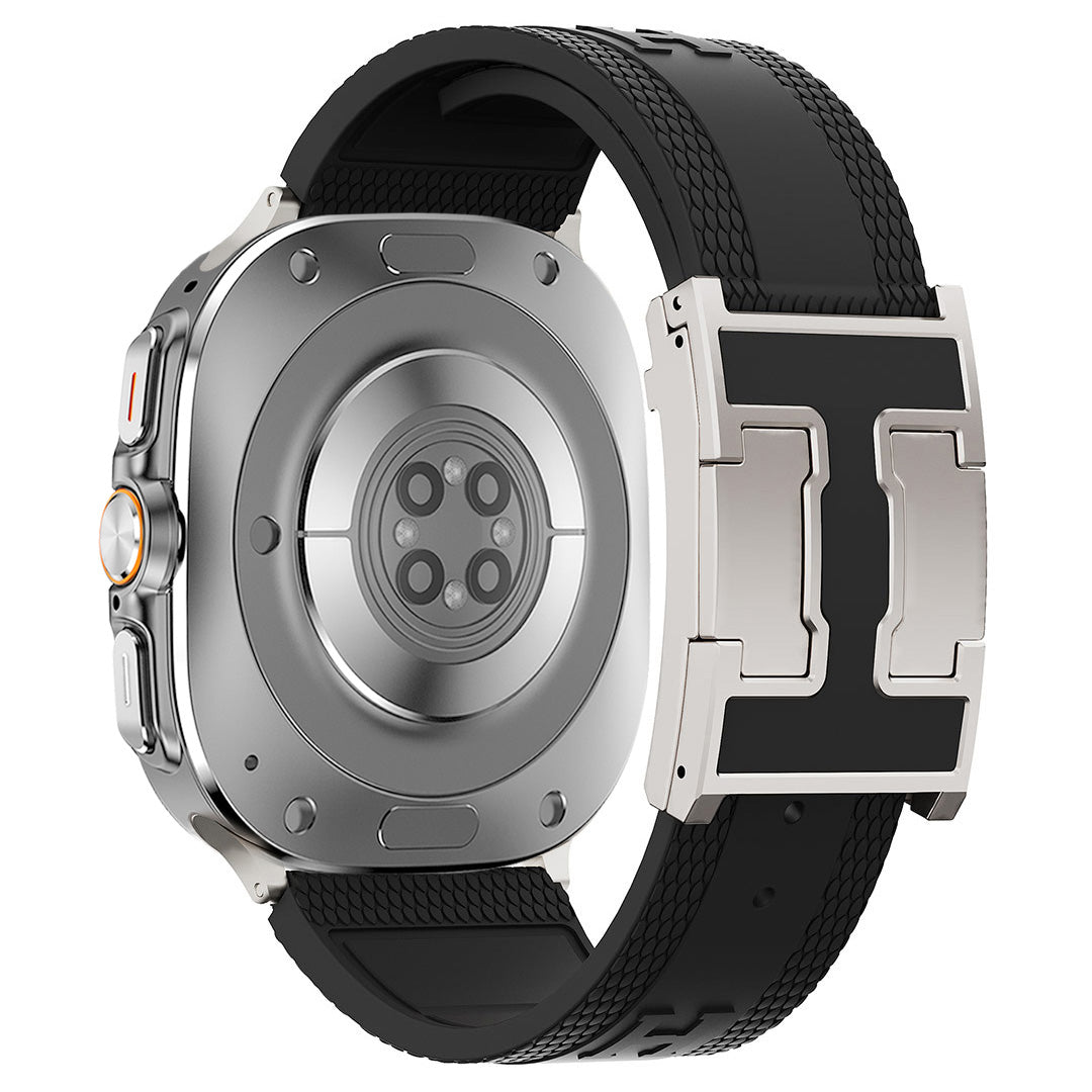 Silicone Magnetic Buckle Band For Galaxy Watch Ultra