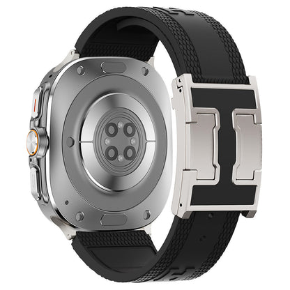 Silicone Magnetic Buckle Band For Galaxy Watch Ultra