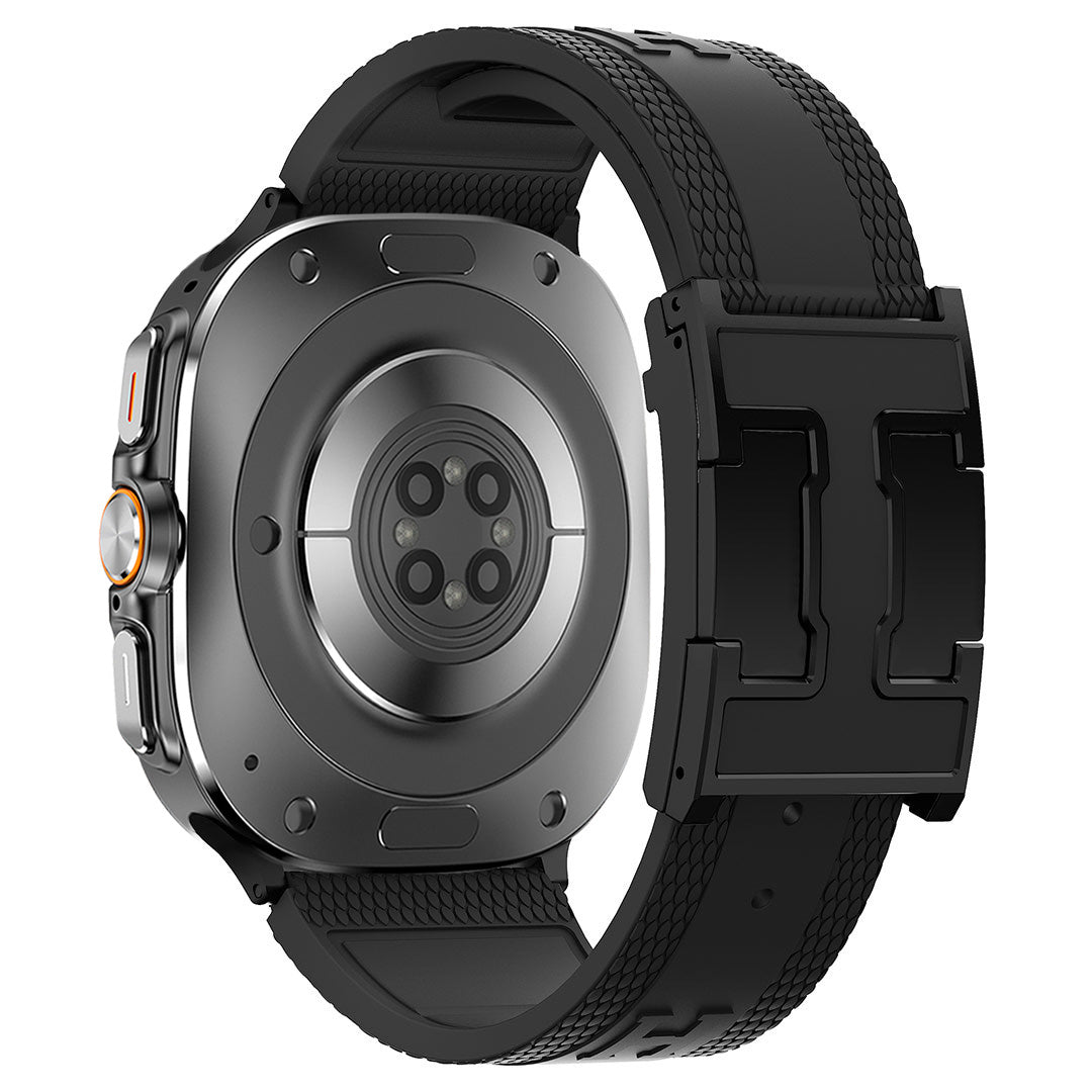 Silicone Magnetic Buckle Band For Galaxy Watch Ultra