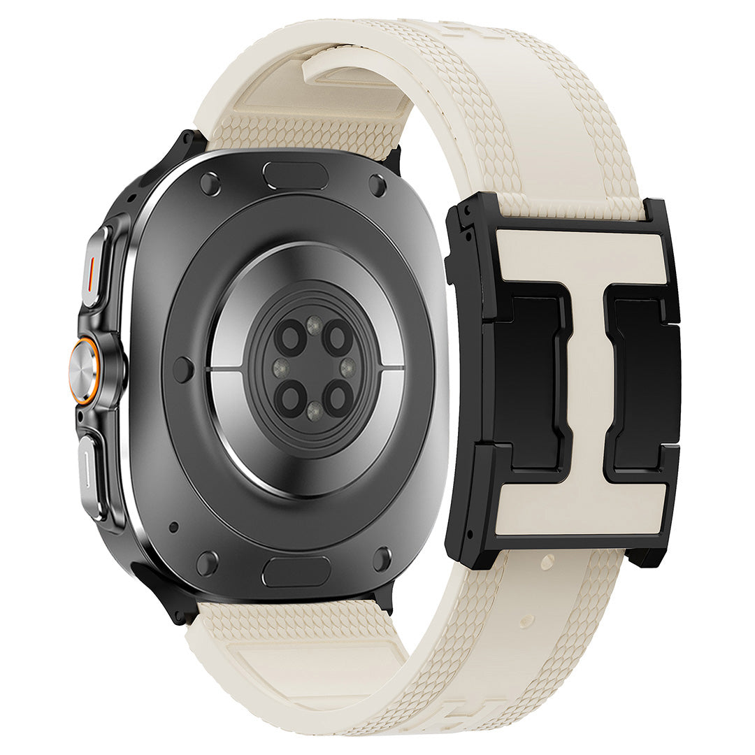 Silicone Magnetic Buckle Band For Galaxy Watch Ultra