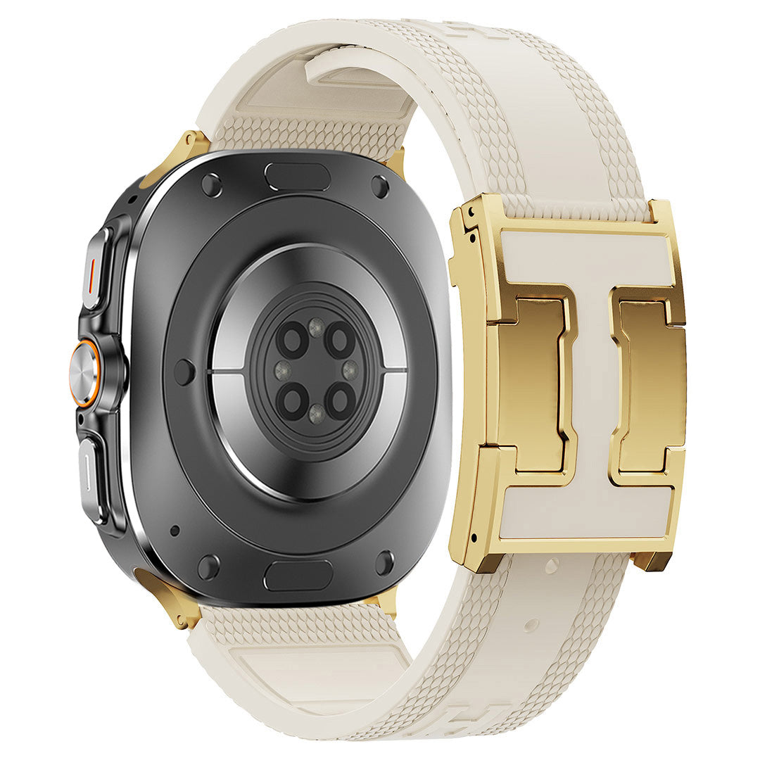 Silicone Magnetic Buckle Band For Galaxy Watch Ultra