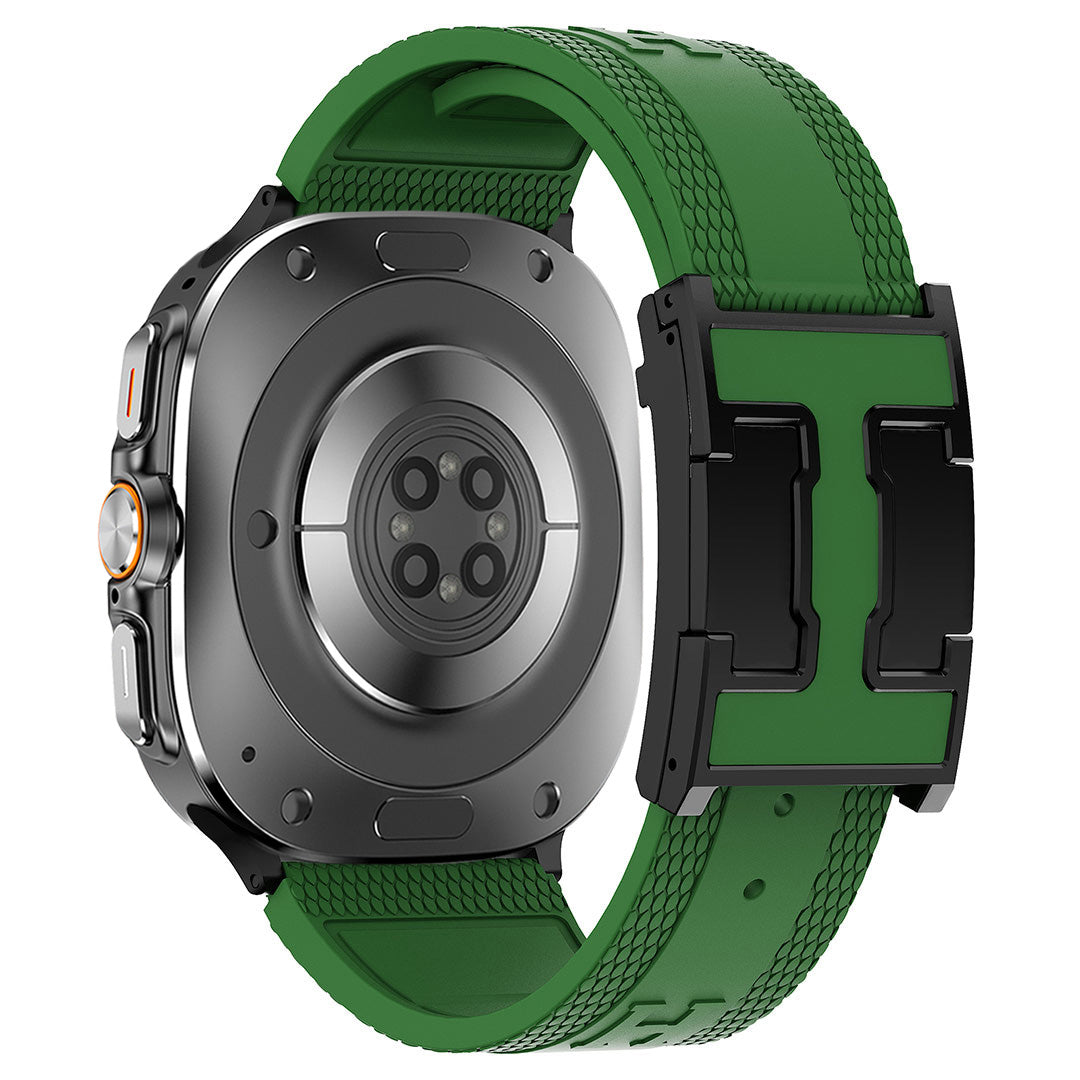 Silicone Magnetic Buckle Band For Galaxy Watch Ultra