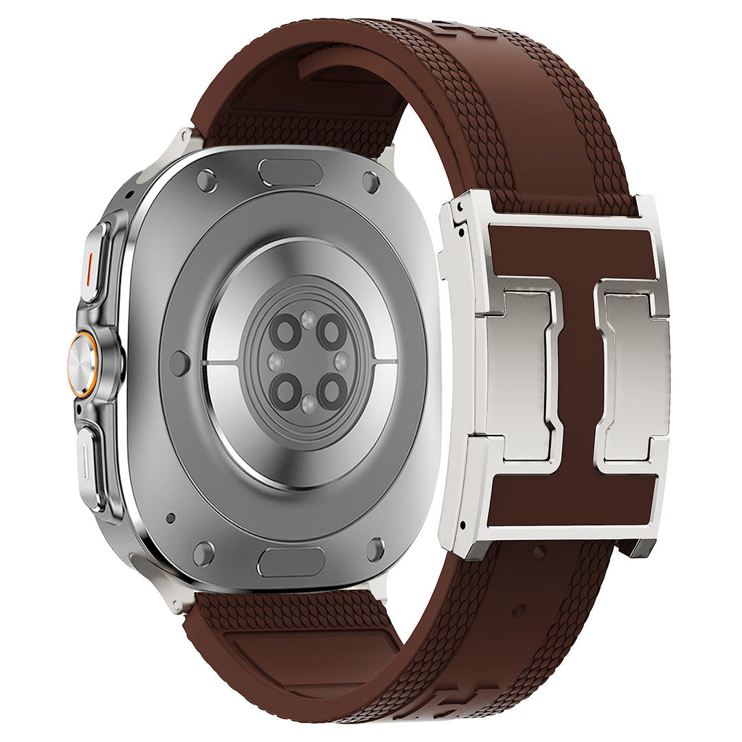 Silicone Magnetic Buckle Band For Galaxy Watch Ultra