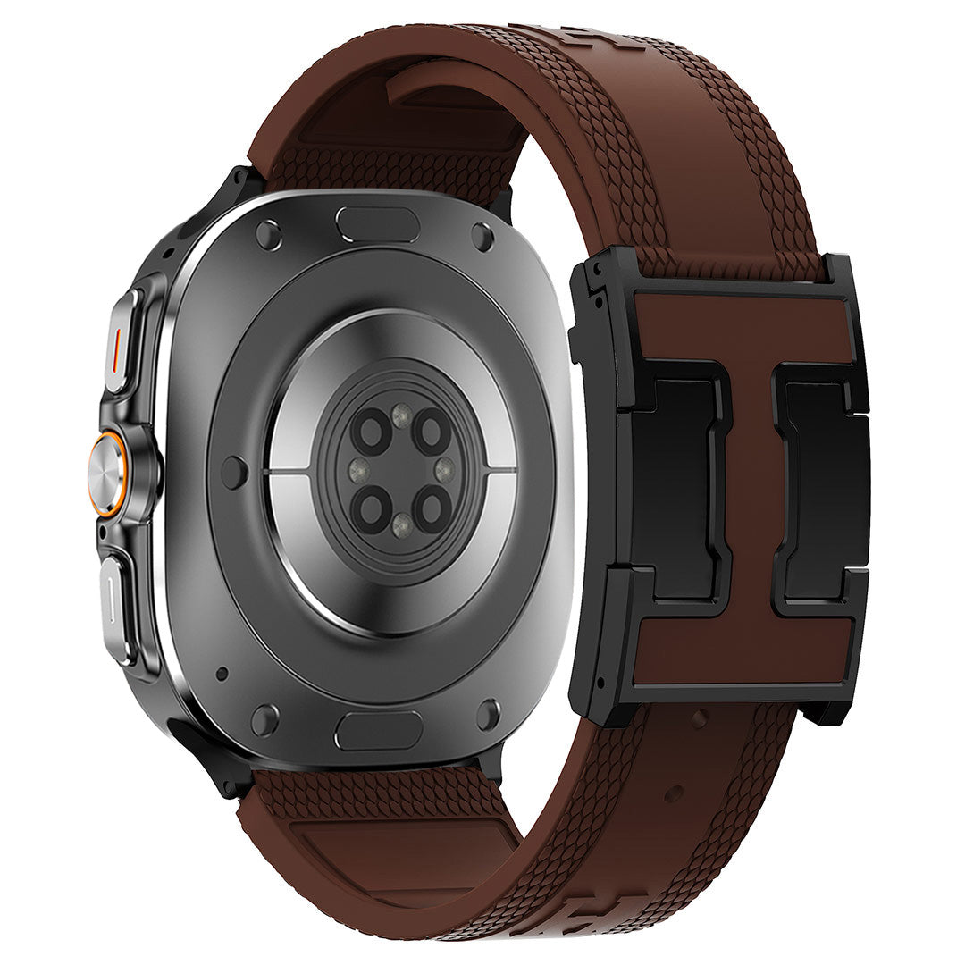 Silicone Magnetic Buckle Band For Galaxy Watch Ultra