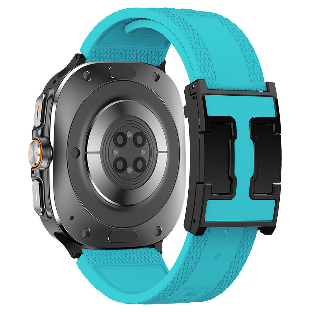 Silicone Magnetic Buckle Band For Galaxy Watch Ultra
