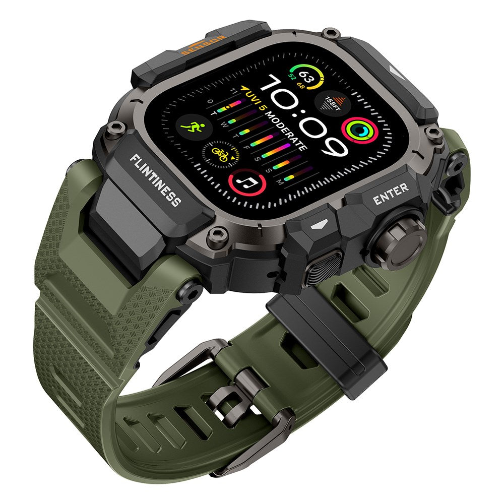 Fortress Case & Silicone Band for Apple Watch Ultra 49mm