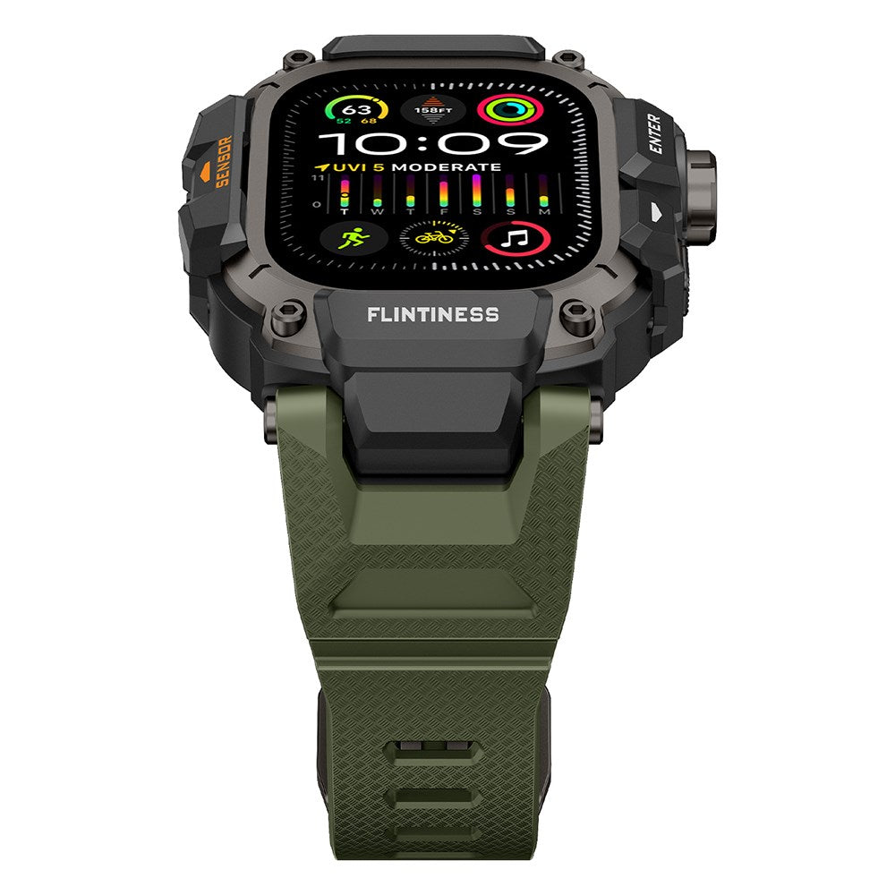 Fortress Case & Silicone Band for Apple Watch Ultra 49mm