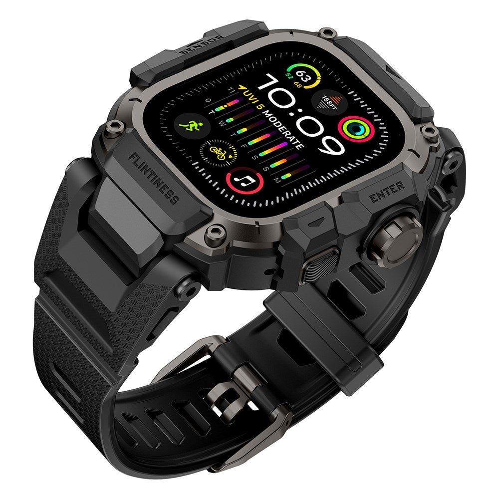 Fortress Case & Silicone Band for Apple Watch Ultra 49mm