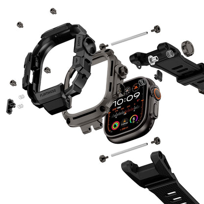 Fortress Case & Silicone Band for Apple Watch Ultra 49mm