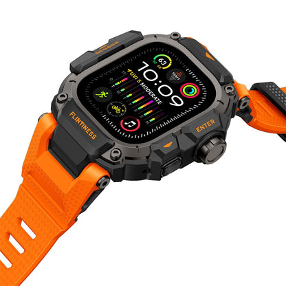 Fortress Case & Silicone Band for Apple Watch Ultra 49mm