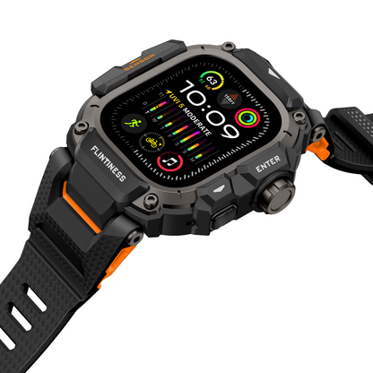 Fortress Case & Silicone Band for Apple Watch Ultra 49mm