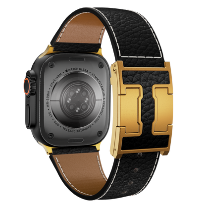 Lychee Leather Band For Apple Watch
