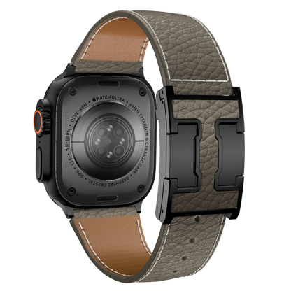 Lychee Leather Band For Apple Watch