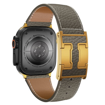 Lychee Leather Band For Apple Watch