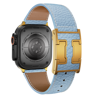 Lychee Leather Band For Apple Watch