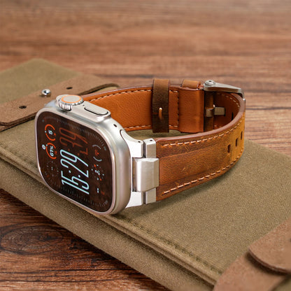 Pathfinder Leather Band For Apple Watch
