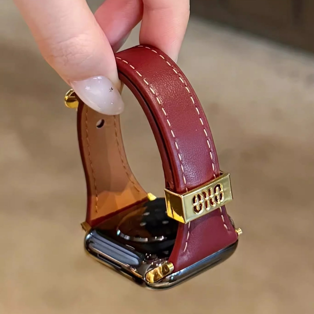 Leather Strap For Apple Watch