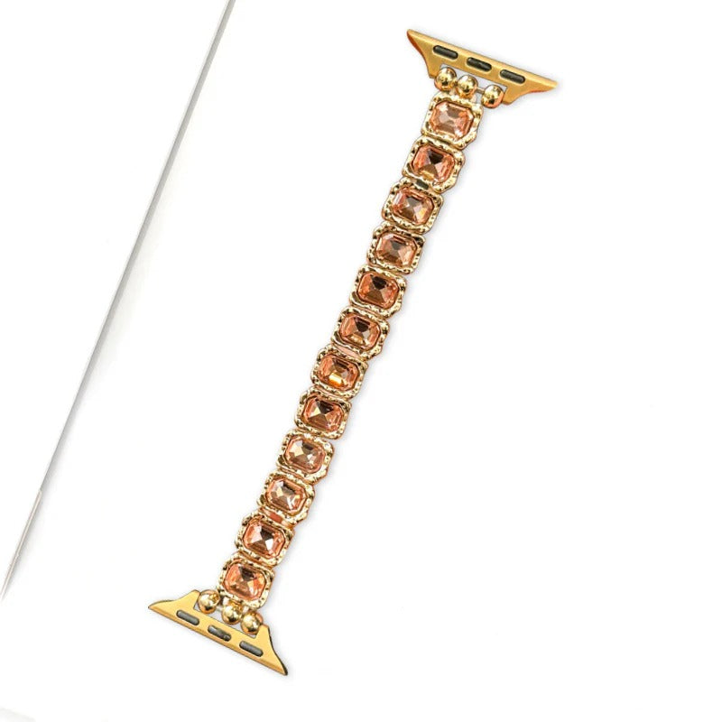 Rainbow Rhinestone Apple Watch Strap