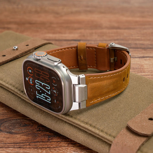Pathfinder Leather Band For Apple Watch