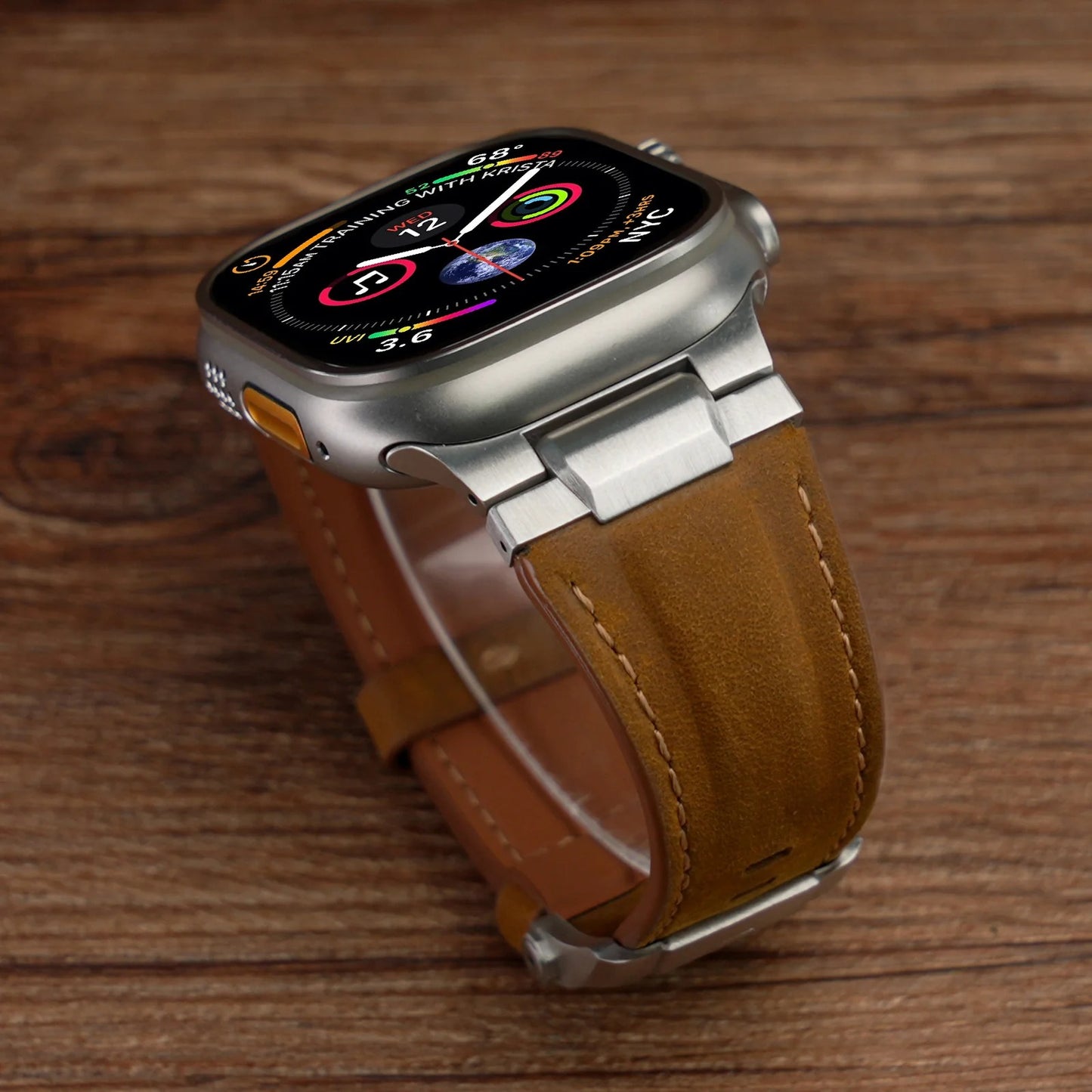Pathfinder Leather Band For Apple Watch