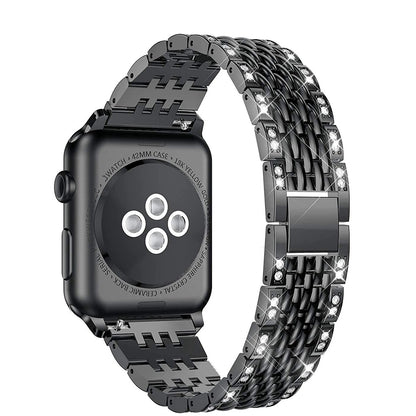 Shiny Stainless Steel Strap For Apple Watch