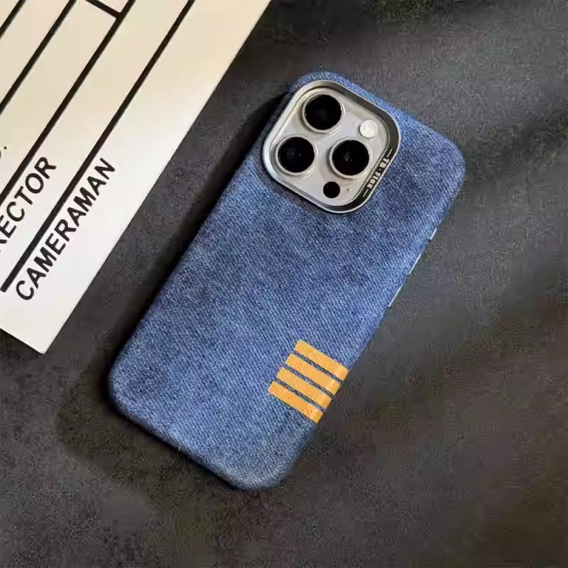 Linen Texture Magnetic Case For iPhone