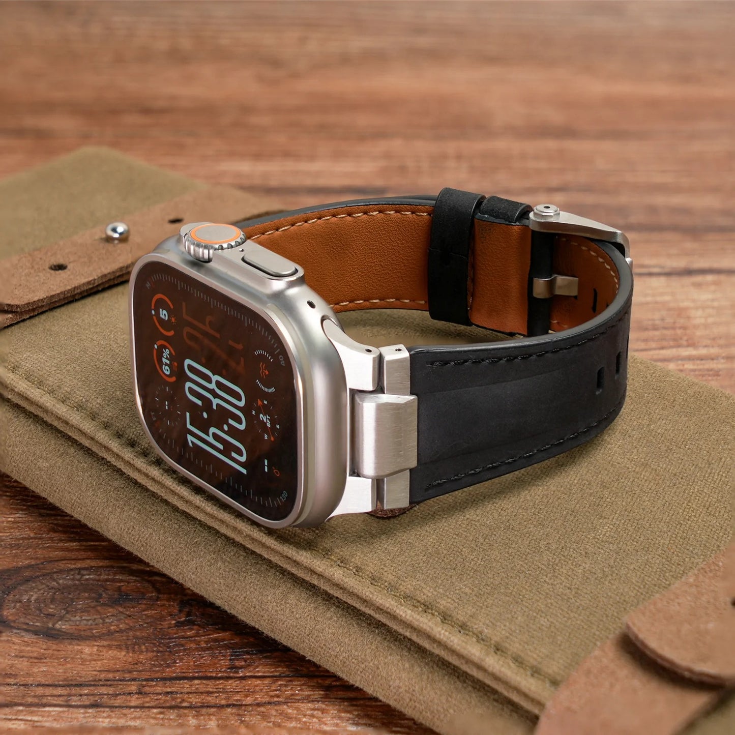 Pathfinder Leather Band For Apple Watch