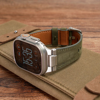 Pathfinder Leather Band For Apple Watch